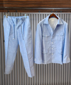 Italian Safari Vintage Ensemble- Sky Blue