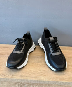 Black Men's Tech Knit Sneakers