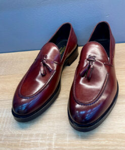 Men's Oxblood leather penny loafer