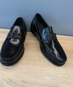 High End Gloss Stitched Loafers