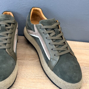 Santorini Suede Olive Sneakers
