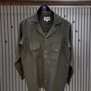 Smart Olive Green Double Pocket Shirts