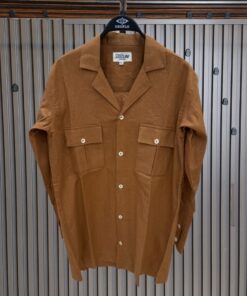 Smart Brown Double Pocket Shirts