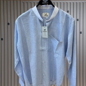FreshOUT Collarless Stripped Shirt