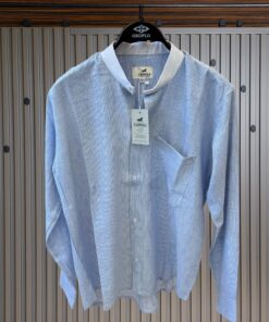 FreshOUT Collarless Stripped Shirt