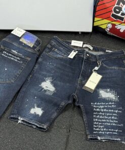 REGULAR FIT DENIM SHORTS