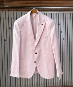 Men's Slim Fit Linen-Blend Blazer