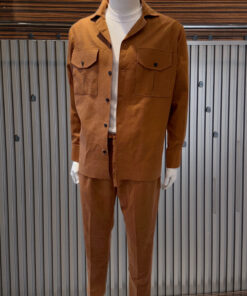 Smart Double Pockets Linen Ensemble