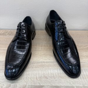 Croco Santorini patent Oxford Shoe