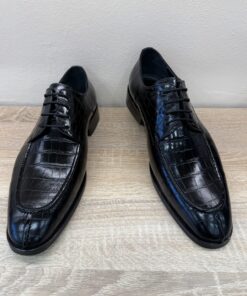 Croco Santorini patent Oxford Shoe