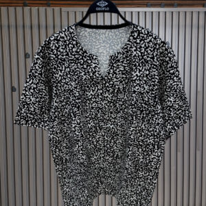 Stylish Embroidery V-Neck Shirt