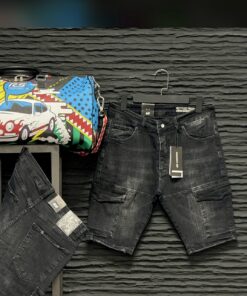 REGULAR FIT DENIM SHORTS