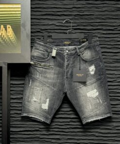 REGULAR FIT DENIM SHORTS