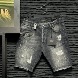 REGULAR FIT DENIM SHORTS