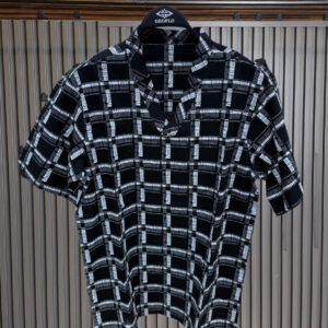 Stylish Embroidery V-Neck Shirt