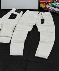 Straight Fit White Jean- Pure White