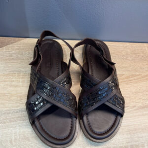 Coffer Brown Open Toe Upper Leather Sandals