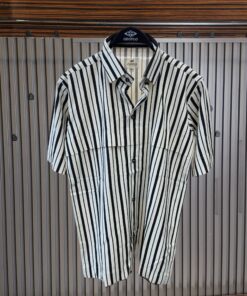 Smart Stripped Shirt- Black Strips