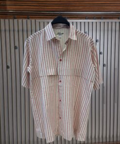Smart Stripped Shirt- Red Strips