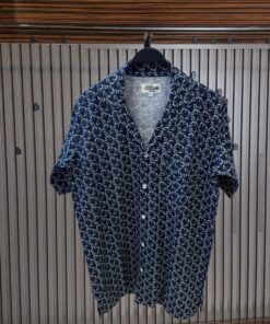 Contrast Embroidery Shirt