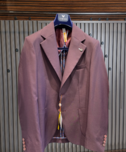 Dark Purple Textured Blazer