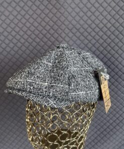 Vintage Newsboy Cap. Mixed Ash