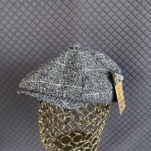 Vintage Newsboy Cap. Mixed Ash