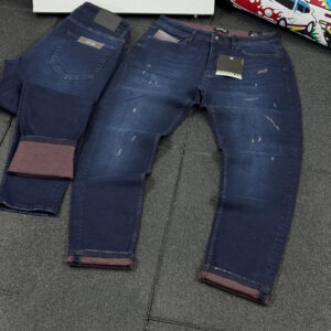 Navy Straight Fit Denim Men's Jeans