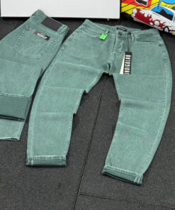 Forest Green Straight Fit Men's Jeans