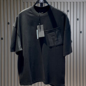 Black Embroidery Iconic Logo T-Shirts