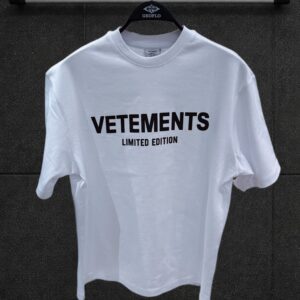 White Embedded Logo T-Shirts. OVERSIZE