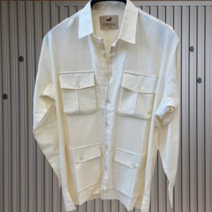 Linen Four-Pocket Shirt