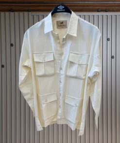 Linen Four-Pocket Shirt
