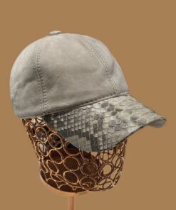 Natural Python Snakeskin Bespoke Hat
