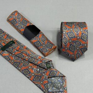 Boho | Orang Pattern Tie | 8 cm