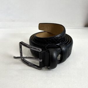 Black Croco Genuine Leather Belt