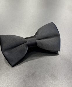 Black Basic Pre-Tied Bow Tie