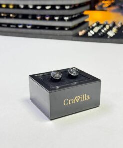 Black-Tone Black Zirconia Cufflinks