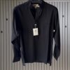 Vintage Style Polo Linen Shirts | Black