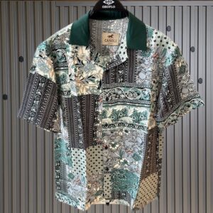 HAWAIIAN SHIRT-  FLOWERING IMPRINTS