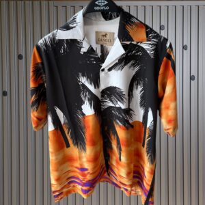 HAWAIIAN SHIRT- PALM TREE IMPRINTS