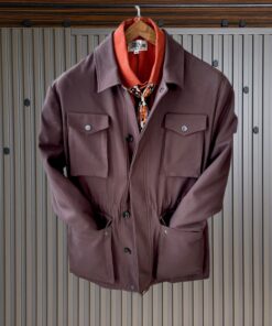 Coffee Brown High End Safari Jacket