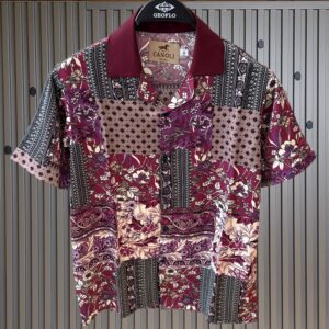 HAWAIIAN SHIRT-  FLOWERING IMPRINTS