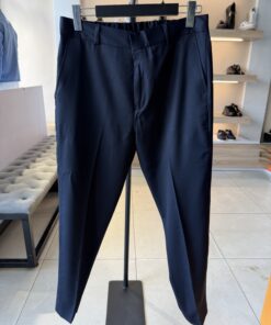 Classic Hidden Button Trouser | NAVY