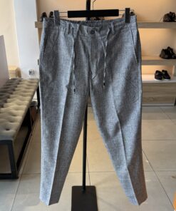 Classic Lace Waist Adjustable Trouser| Ash Grey