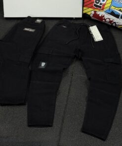 RELAXED FIT FLEX CARGO PANT | BLACK