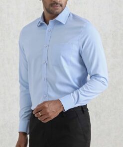 Sky Blue Slim Fit Comfort Shirt- Suit | Workwear