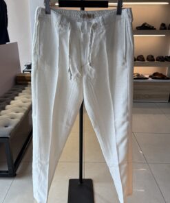 Smart Cream White Lace Waist Trouser