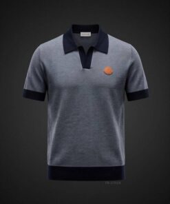 Navy Stripped L. Piana Polo Sweatshirts