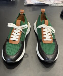 Green Men's Tech Knit Sneakers